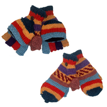 Load image into Gallery viewer, Hand Knit Fingerless Gloves