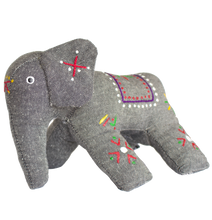 Load image into Gallery viewer, Grey Elephant Stuffed Animal