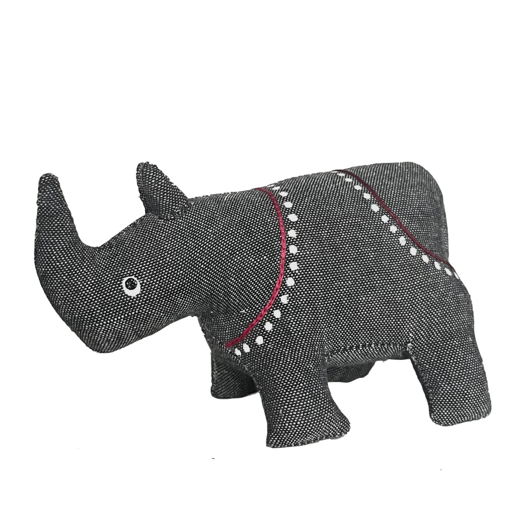 Ximi Rhinoplush Mini Rhino Stuffed Animal – Direct Aid Nepal