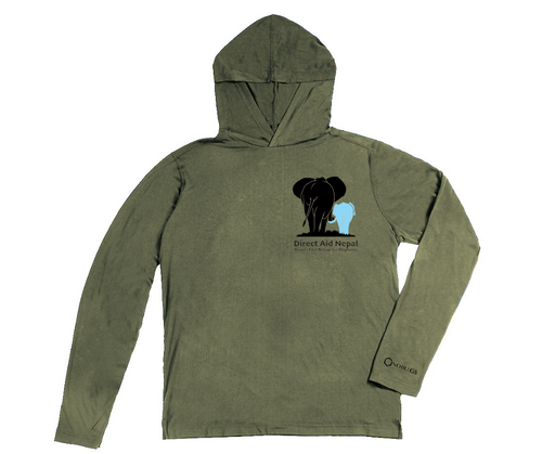 Direct Aid Nepal Men's Hoodie by Nobugs!